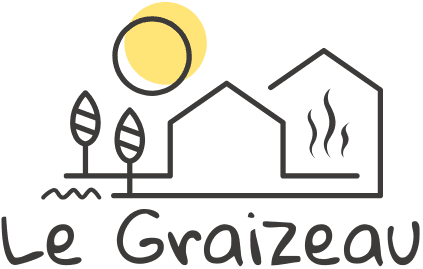 Logo du gîte avec piscine et kota grill situé au lieu-dit Le Graizeau en Vendée